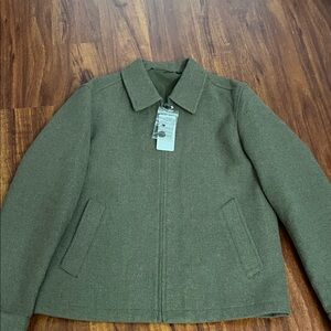 UNIQLO Single Collar Short Blouson (Khaki)